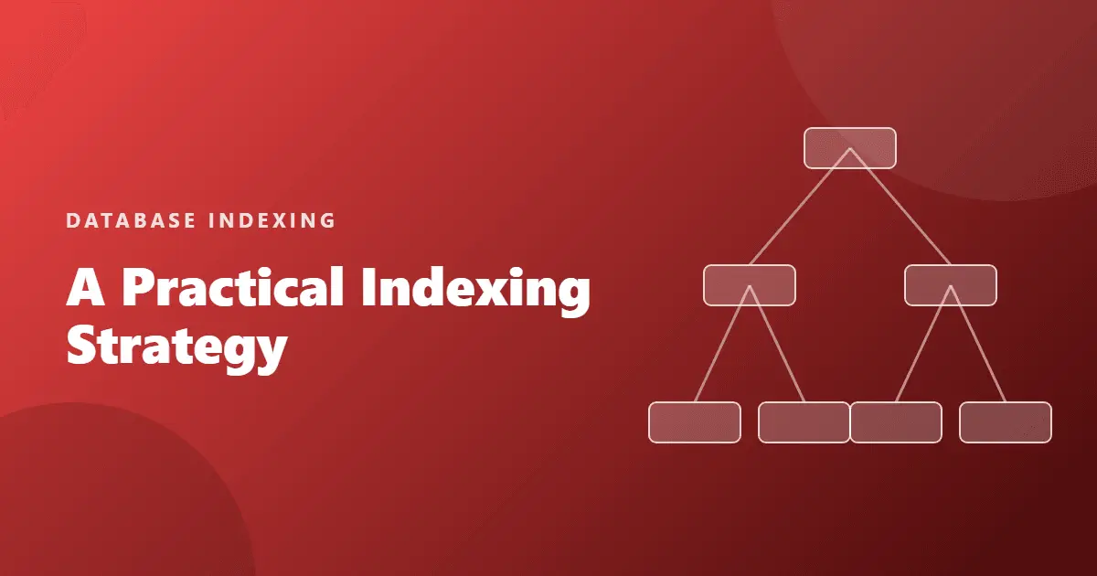 A Practical Indexing Strategy: Choosing, Ordering, and Pruning Indexes