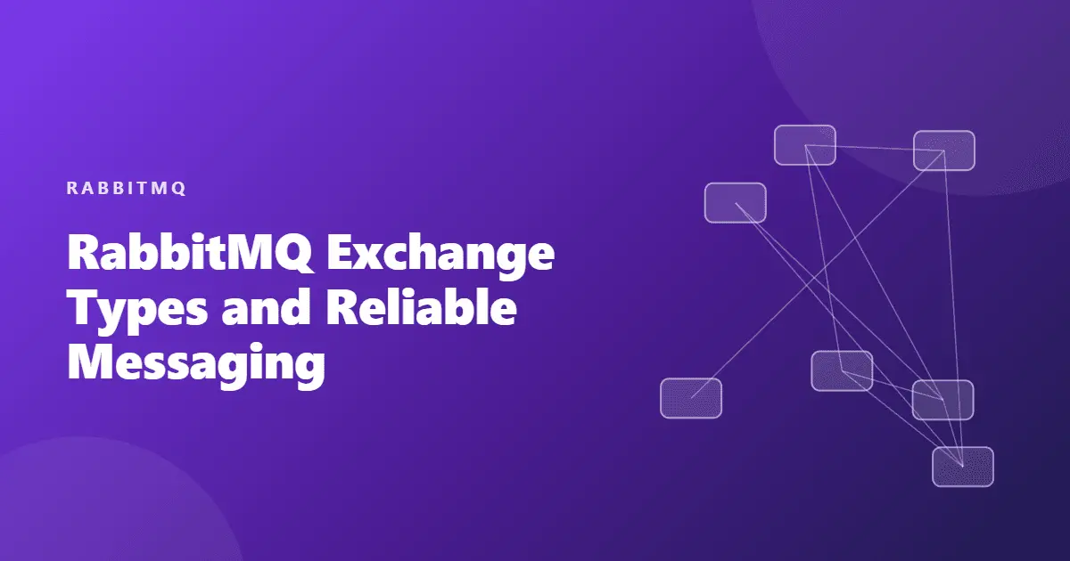 rabbitmq exchanges and reliable messaging